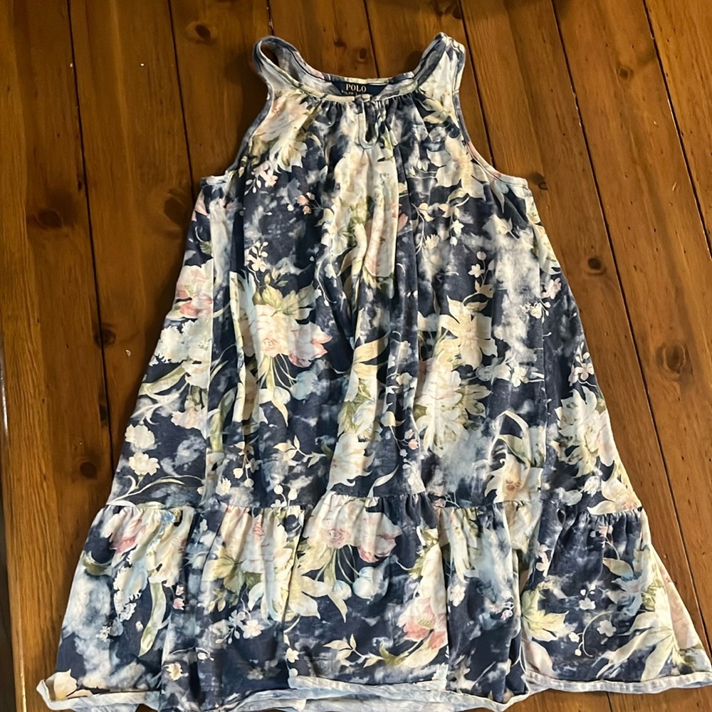 Blue flower dress
